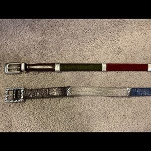 (2) Brighton Belts. Woman’s size ML32